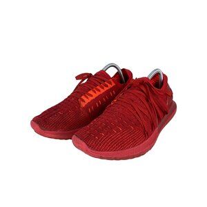 Under Armour Mens 9.5 Red Knit Athletic Running Shoes